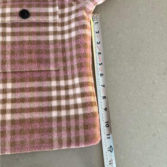 NEW Rails Steffi wool plaid coat jacket size M - Picture 6 of 7